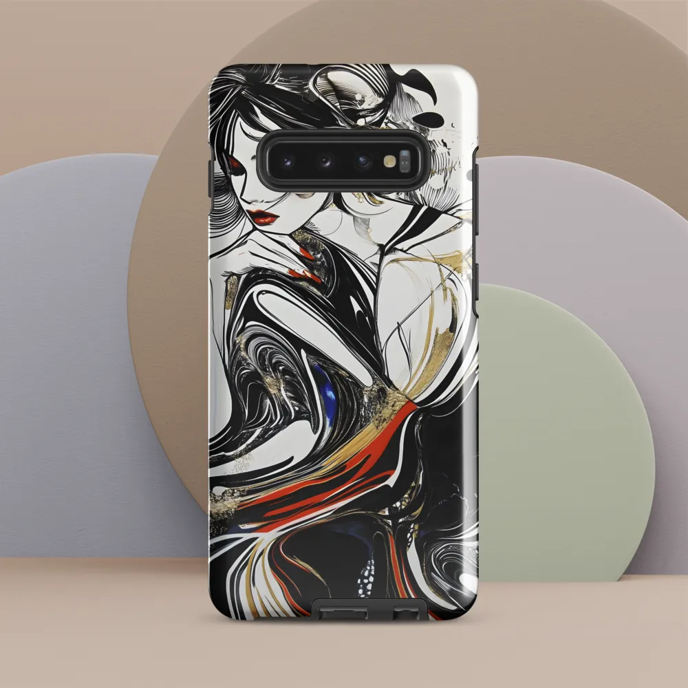 Contemplative Elegance | Phone Case |  S10 Plus | Tough Case | Glossy