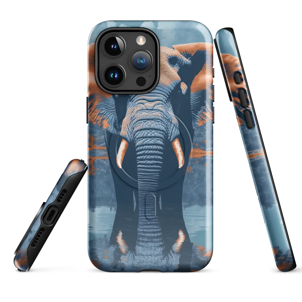 Majestic Reflection: The Elephant's Serenade