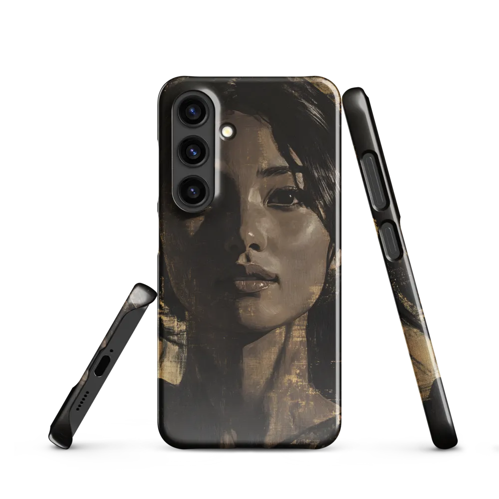 Golden Gaze: A Contemporary Portrait