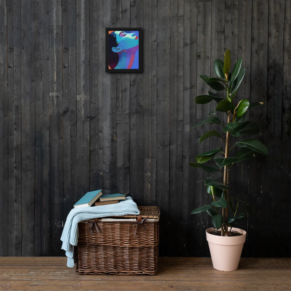 Ethereal Reverie | Canvas with Black Frame | 8″×10″
