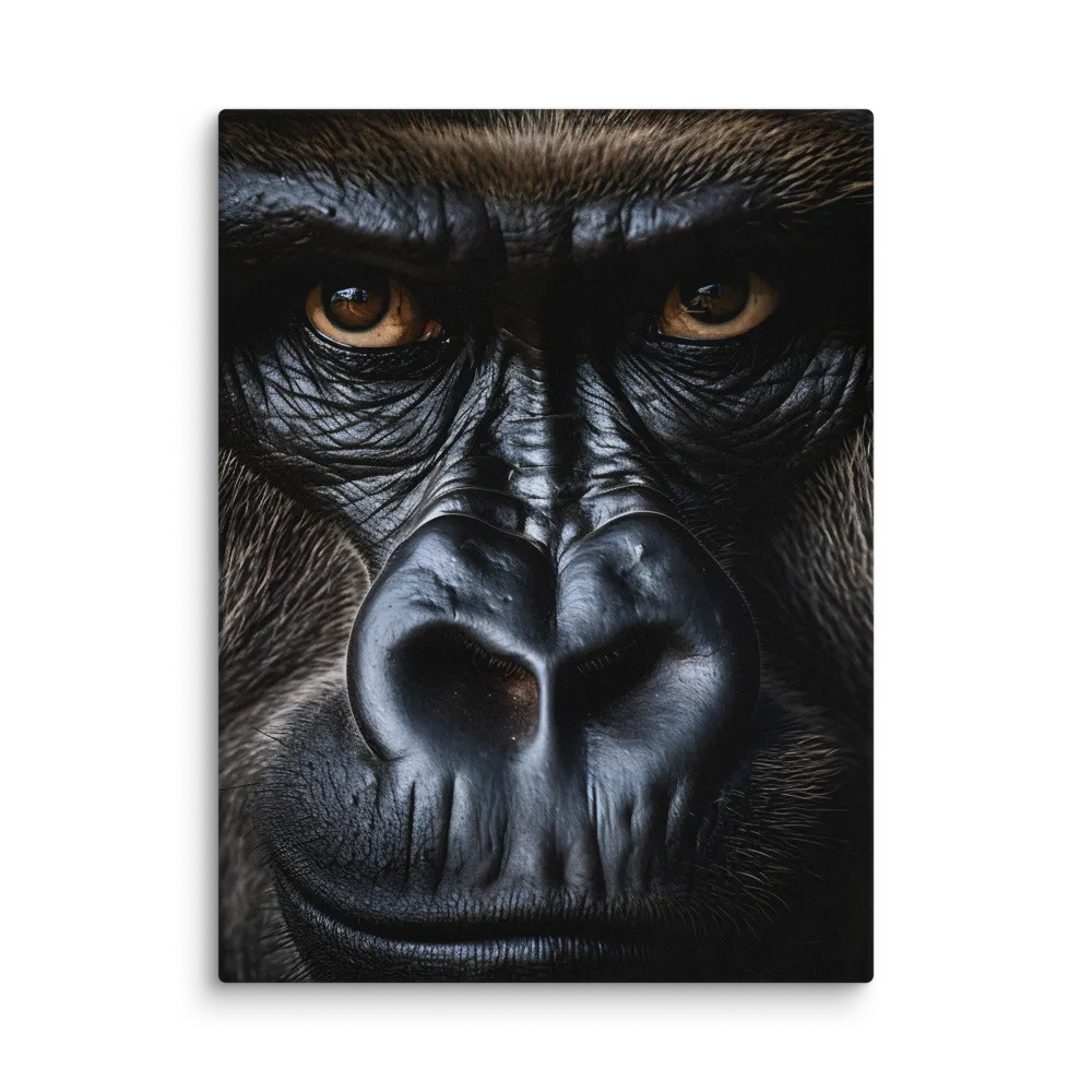 Gaze of the Wild: A Gorilla's Portrait