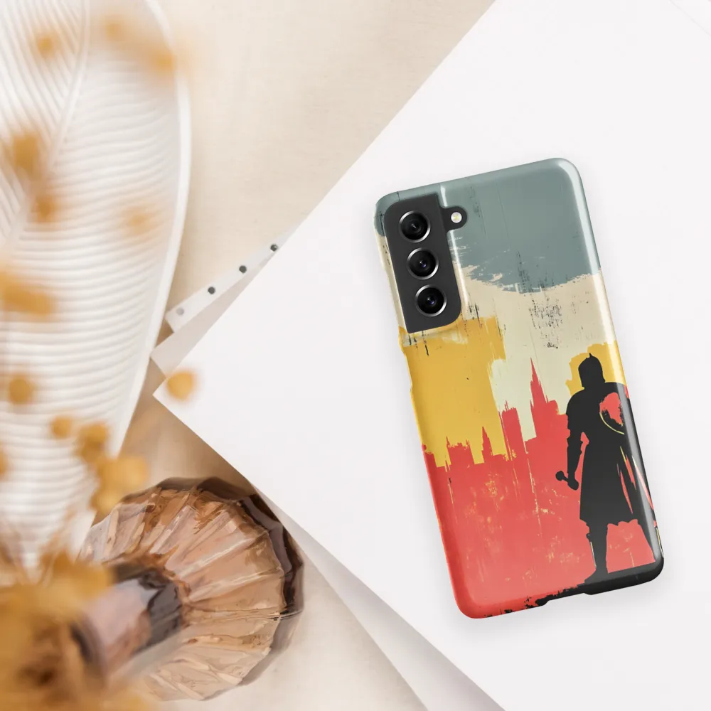 Hero in the Urban Dawn | Phone Case |  S21 FE | Snap Case | Glossy