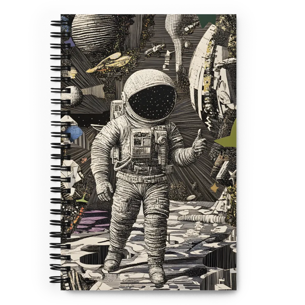 Beyond the Stars: The Astronaut's Voyage | Spiral Notebook