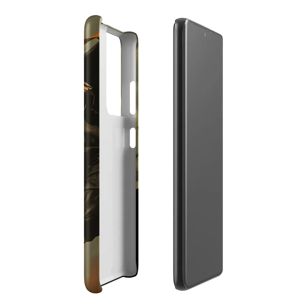 Ethereal Explorer: The Enigmatic Astronaut | Phone Case |  S21 Ultra | Snap Case | Matte