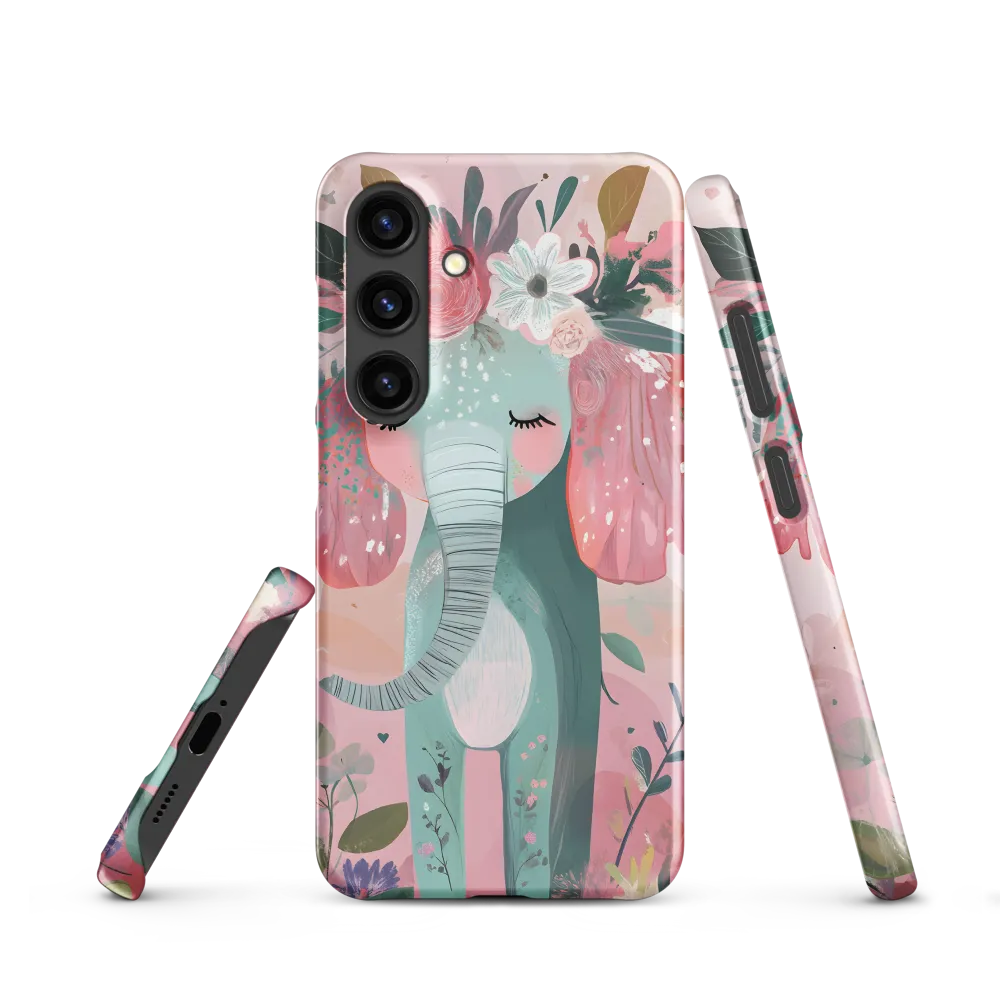 Whimsical Elephant in Bloom