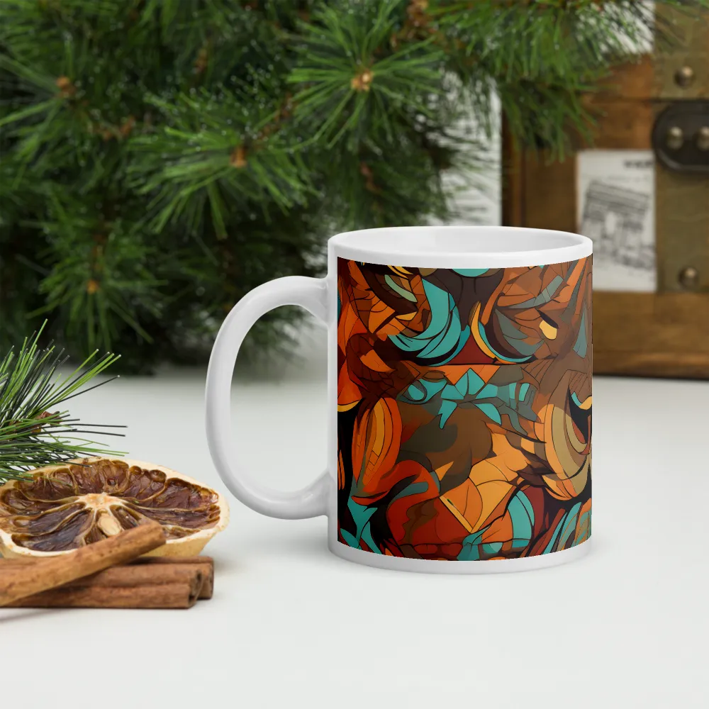 Fierce Royalty: A Geometric Exploration of Lions | Mugs | Multiple Sizes & Colors