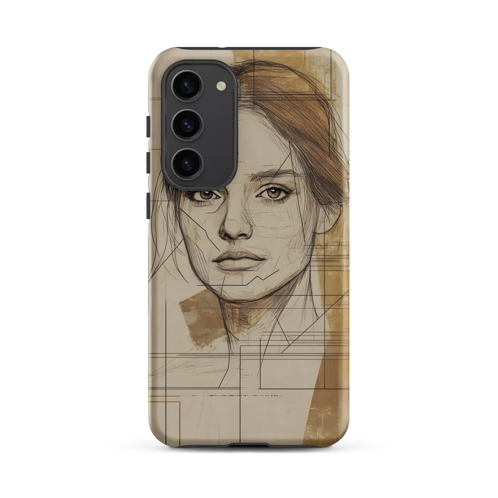 Geometric Elegance: A Modern Portrait