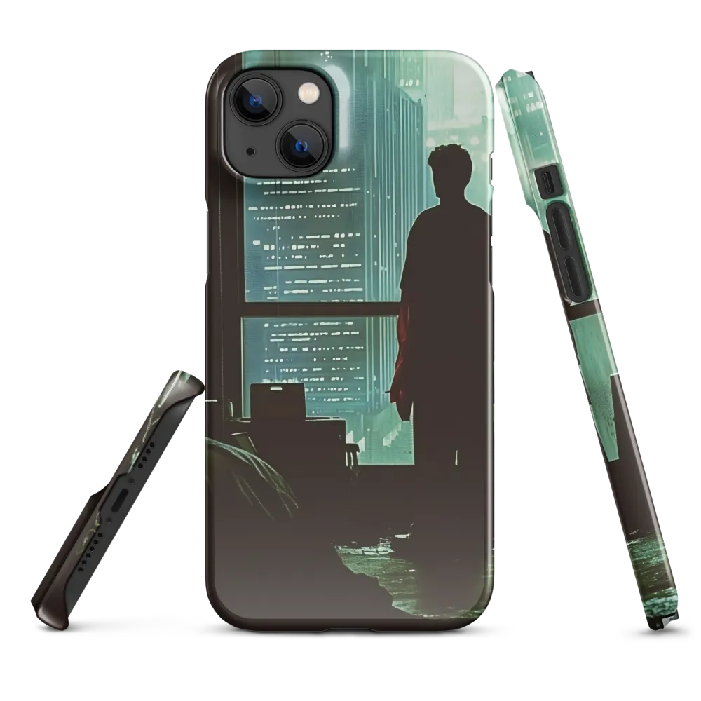 Silent Contemplation in a Futuristic Dystopia