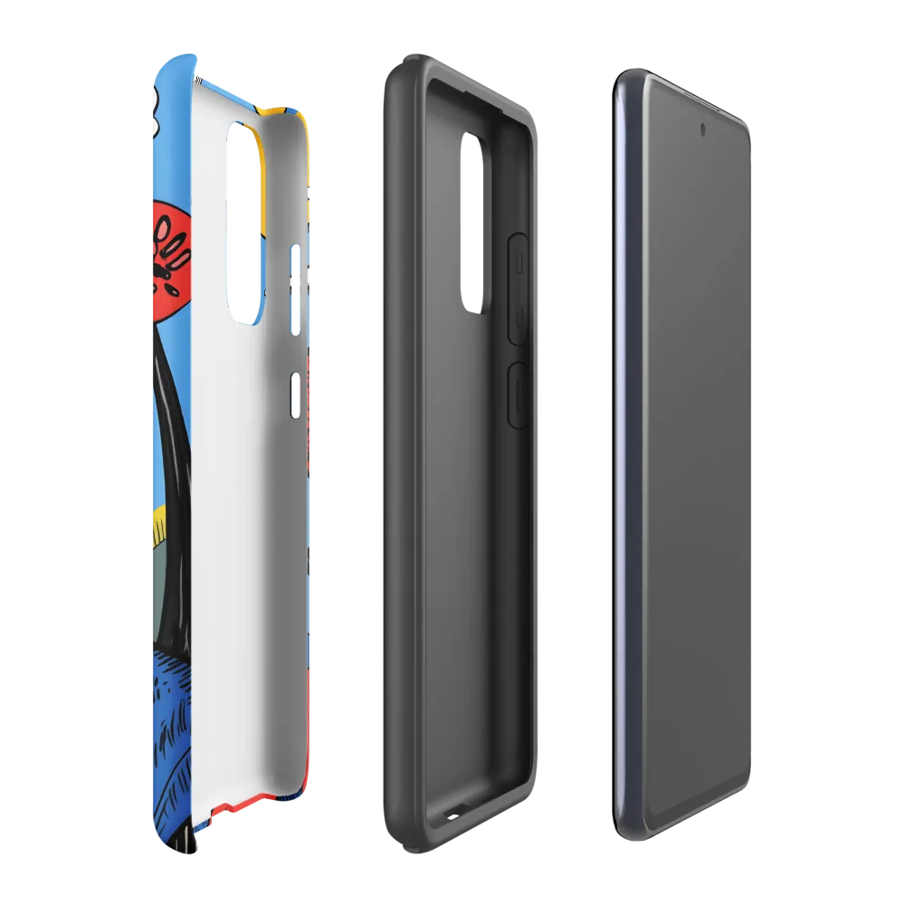Whimsical Pathways Through a Colorful Landscape | Phone Case |  S20 FE | Tough Case | Matte