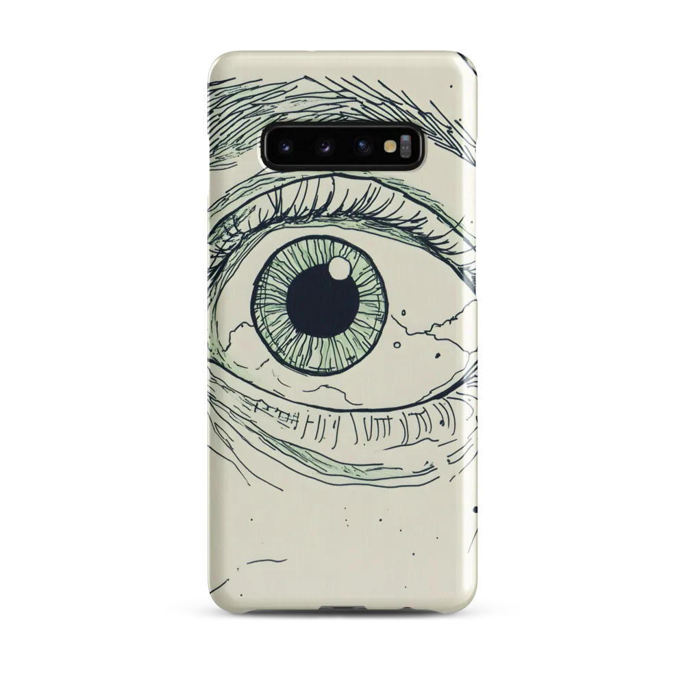 Observant Gaze | Phone Case |  S10 Plus | Snap Case | Glossy