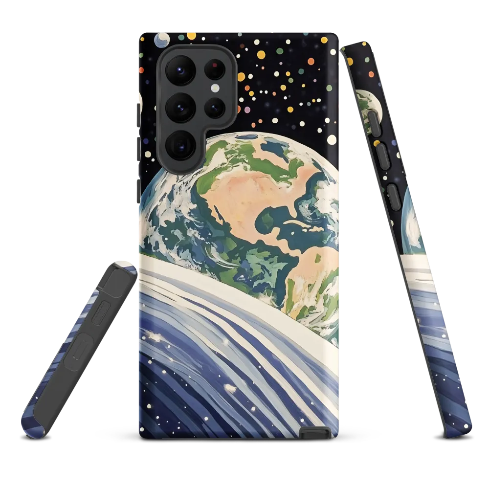 Celestial View: A Surreal Journey Through Space