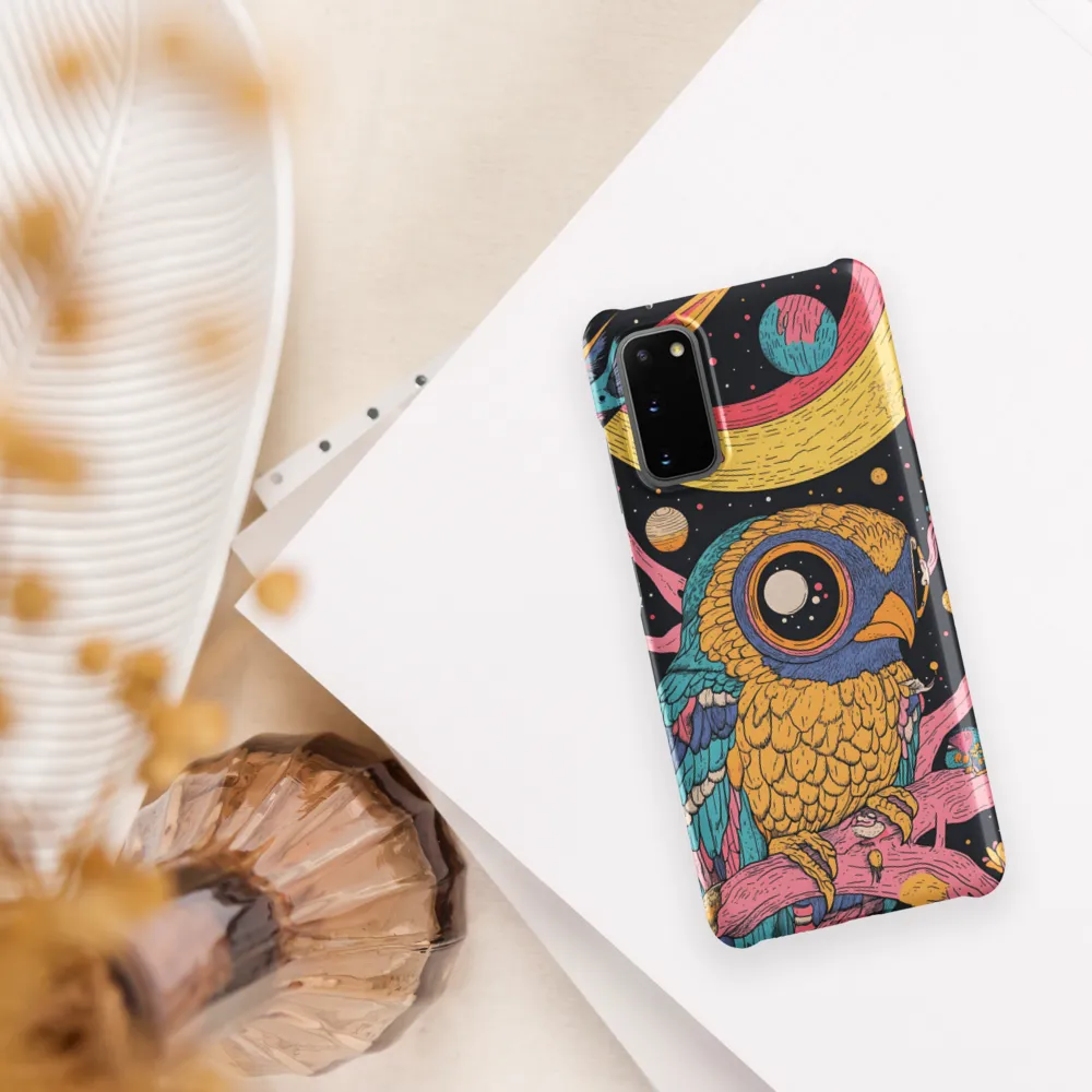 Whimsical Cosmic Owl | Phone Case |  S20 | Snap Case | Matte