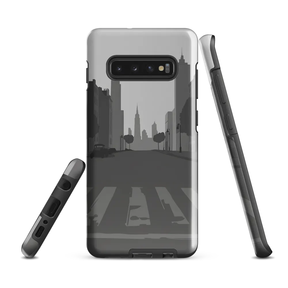 Nostalgic Cityscape | Phone Case |  S10 Plus | Tough Case | Glossy