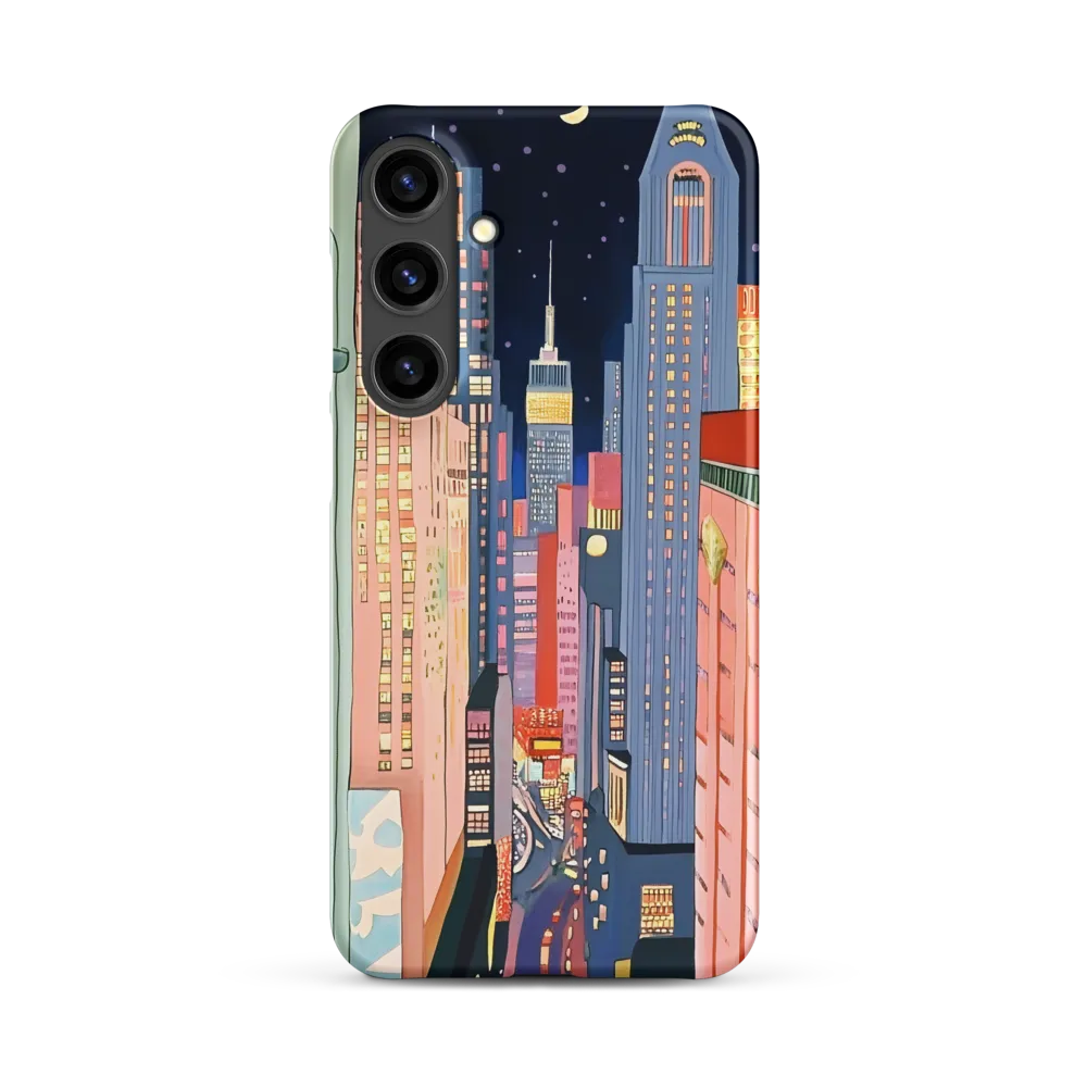 Urban Dreamscape: A Pop Art Night | Phone Case |  S24 Plus | Snap Case | Matte