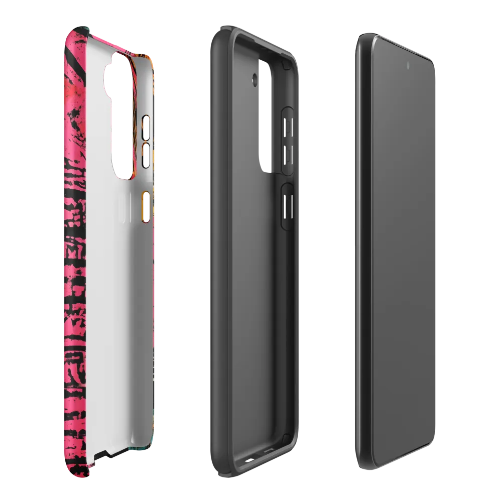 Bold Encounter: The Vibrant Elephant | Phone Case |  S21 Plus | Tough Case | Matte