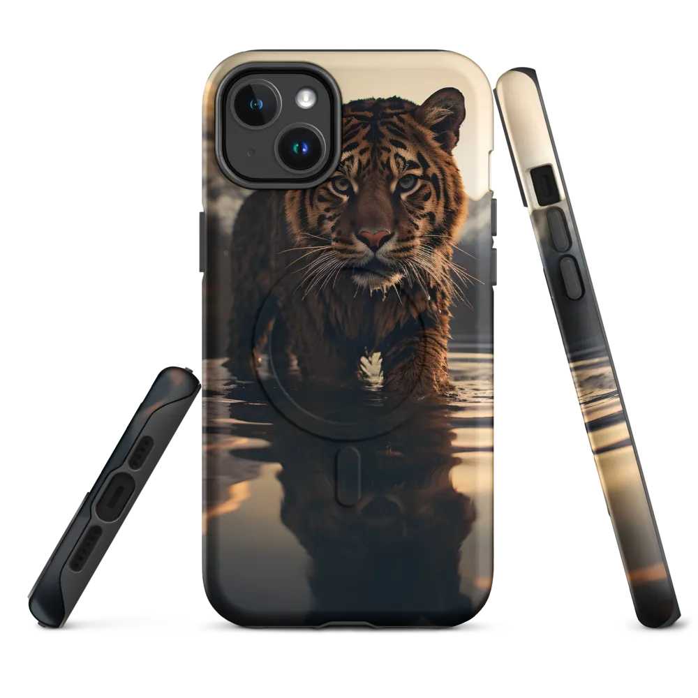 Majestic Reflection: The Tiger's Domain