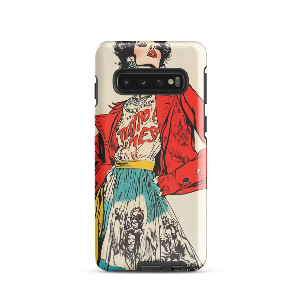 Vibrant Elegance: A Pop Art Fashion Statement