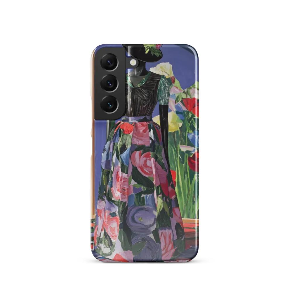Floral Tapestry: Mannequin with Painterly Print