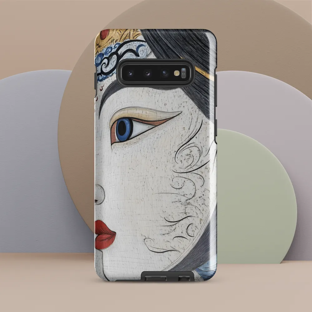 Timeless Serenity: An Ethereal Portrait | Phone Case |  S10 Plus | Tough Case | Glossy