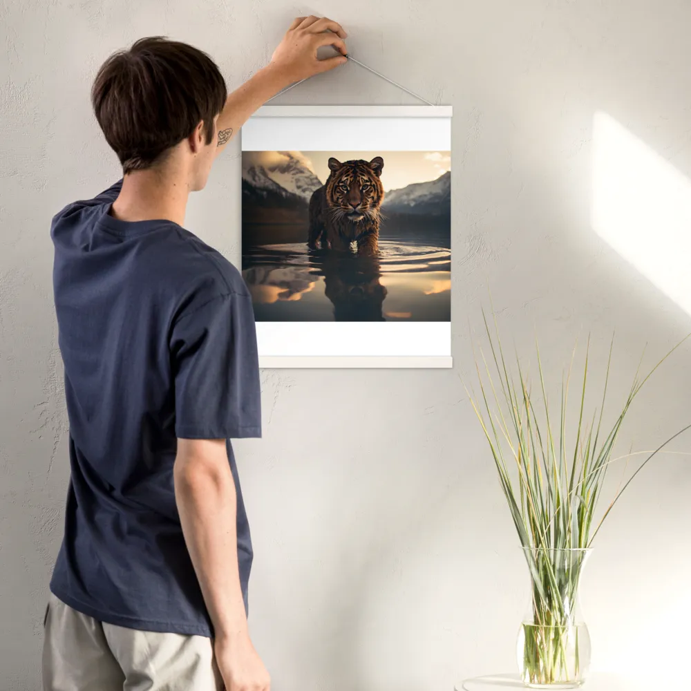 Majestic Reflection: The Tiger's Domain