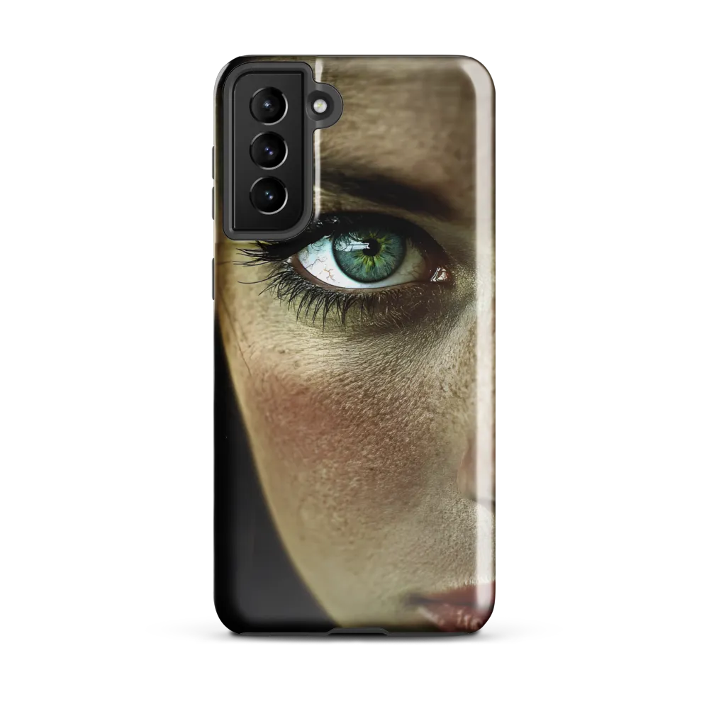 Eye of Intensity | Phone Case |  S21 Plus | Tough Case | Glossy