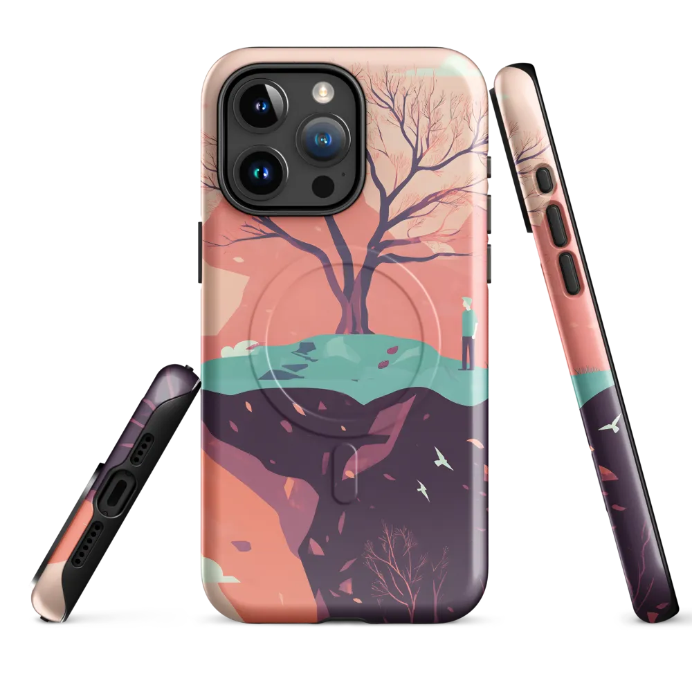 Contemplating Solitude | Phone Case |  15 Pro Max | MagSafe® Tough Case | Glossy