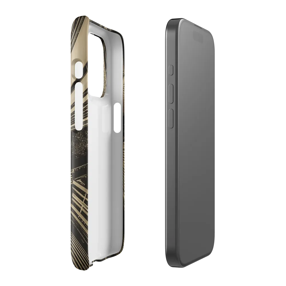 Urban Symphony: Aerial Perspective of City Life | Phone Case |  15 Pro | Snap Case | Glossy