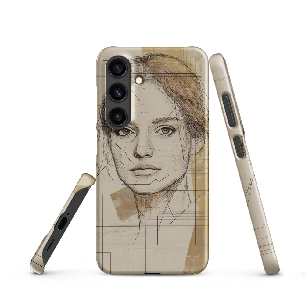 Geometric Elegance: A Modern Portrait