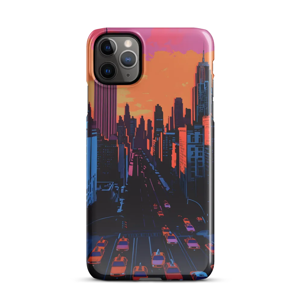 Sunset Over Skyscrapers | Phone Case |  11 Pro Max | Snap Case | Glossy