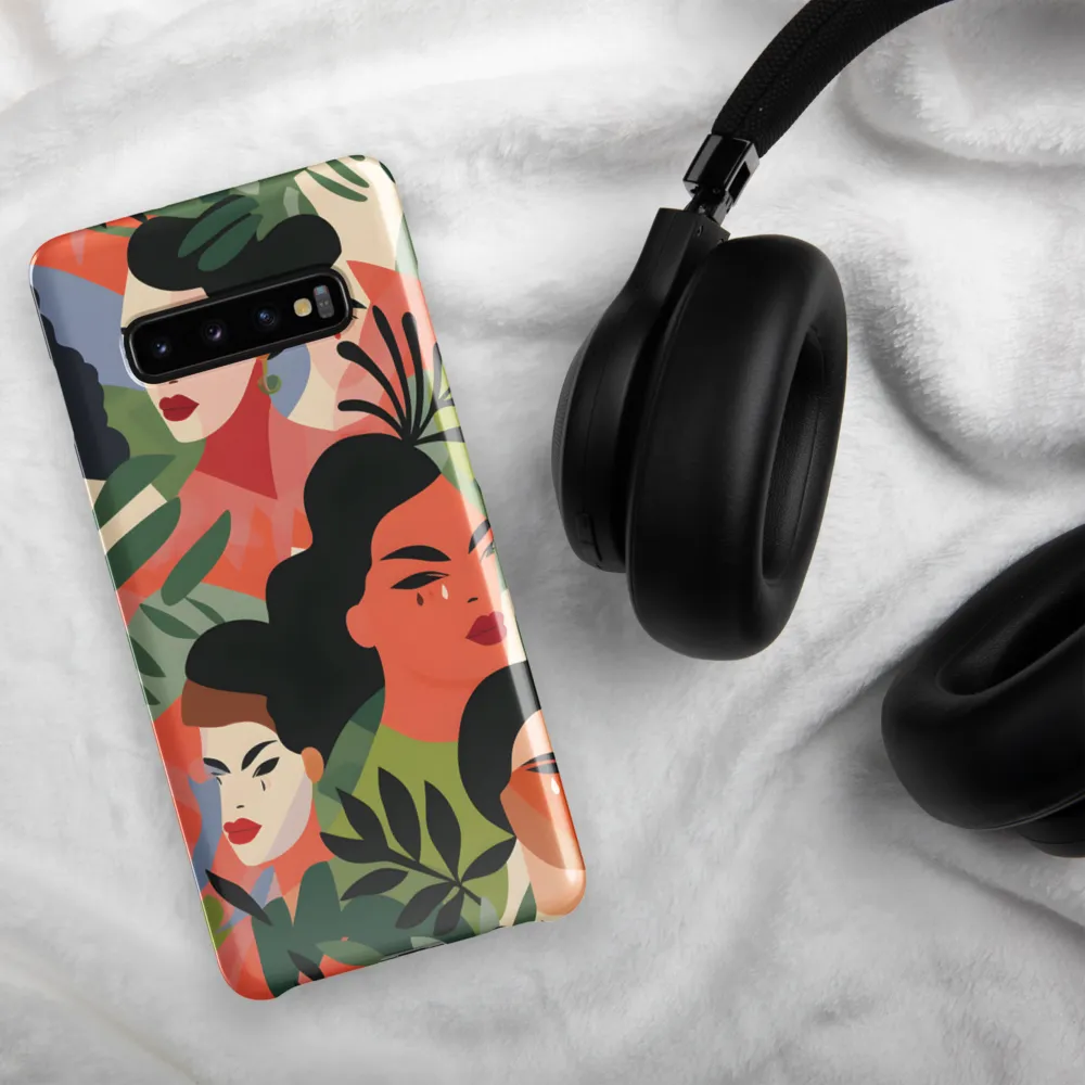 Harmony of Nature and Femininity | Phone Case |  S10 Plus | Snap Case | Glossy