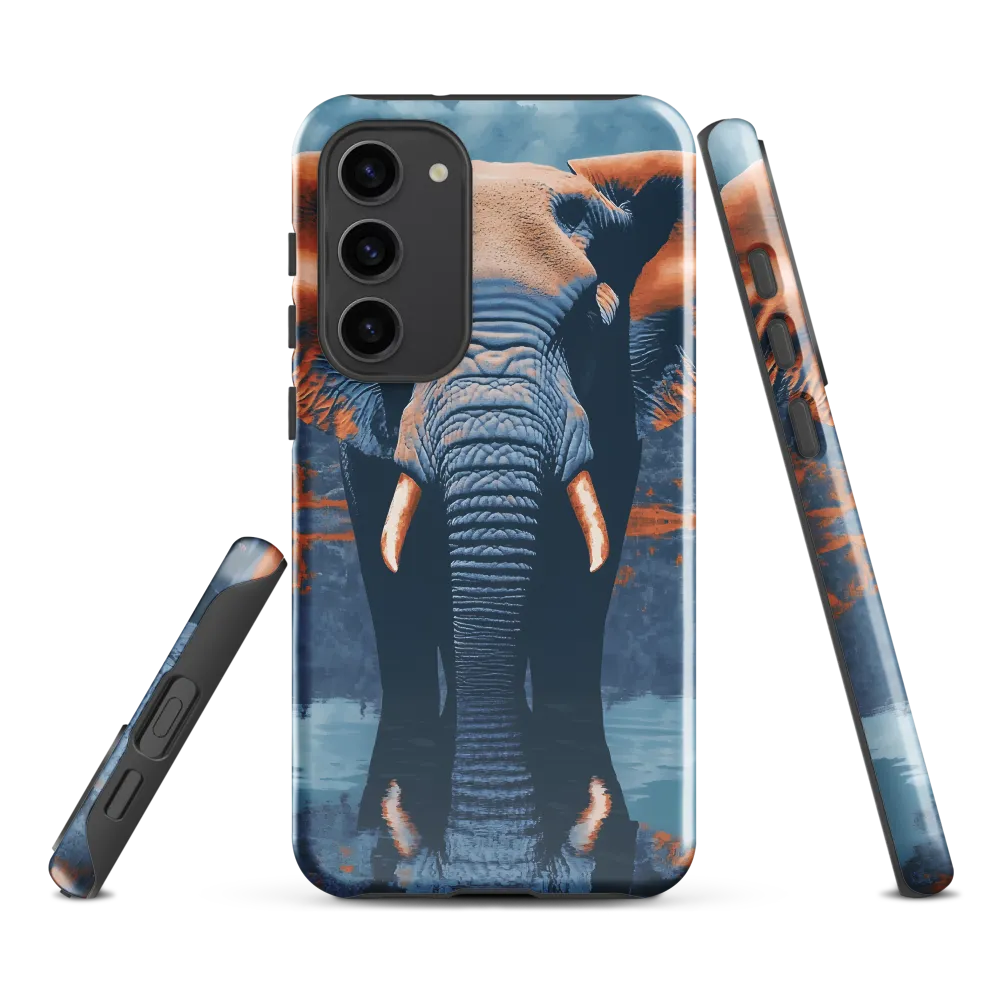 Majestic Reflection: The Elephant's Serenade