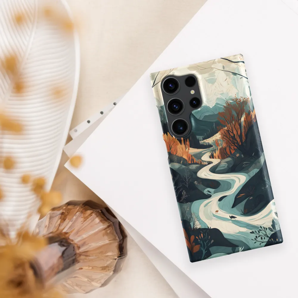 Winding Serenity: A Digital Landscape