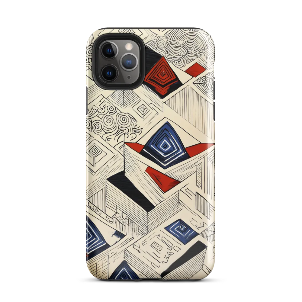 Geometric Harmony | Phone Case |  11 Pro Max | Tough Case | Glossy