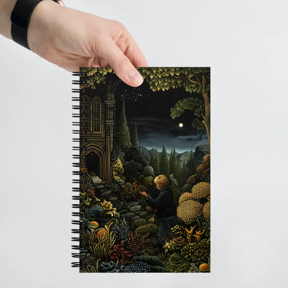 Whispers of the Enchanted Night | Spiral Notebook