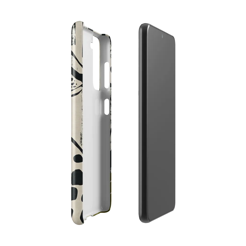 Leopard in Silhouette: A Modern Appeal | Phone Case |  S21 | Snap Case | Glossy
