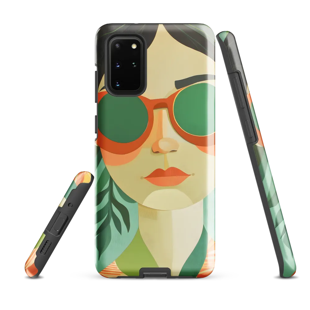 Bold Serenity: A Modern Portrait