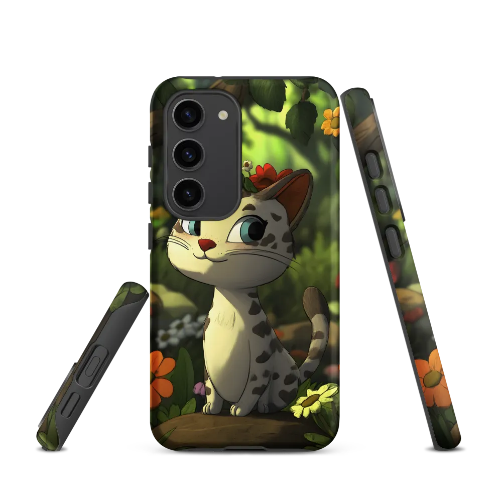 Whimsical Forest Cat