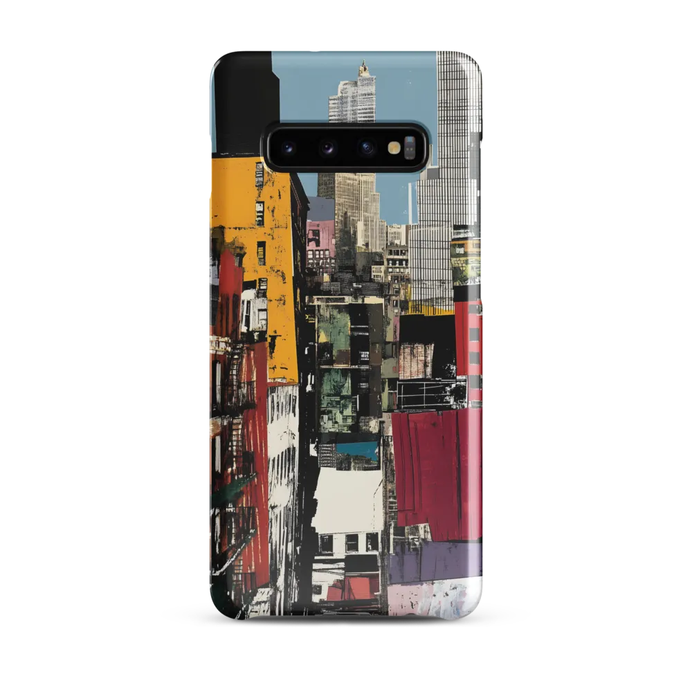 Urban Collage: A Vivid Cityscape | Phone Case |  S10 Plus | Snap Case | Glossy