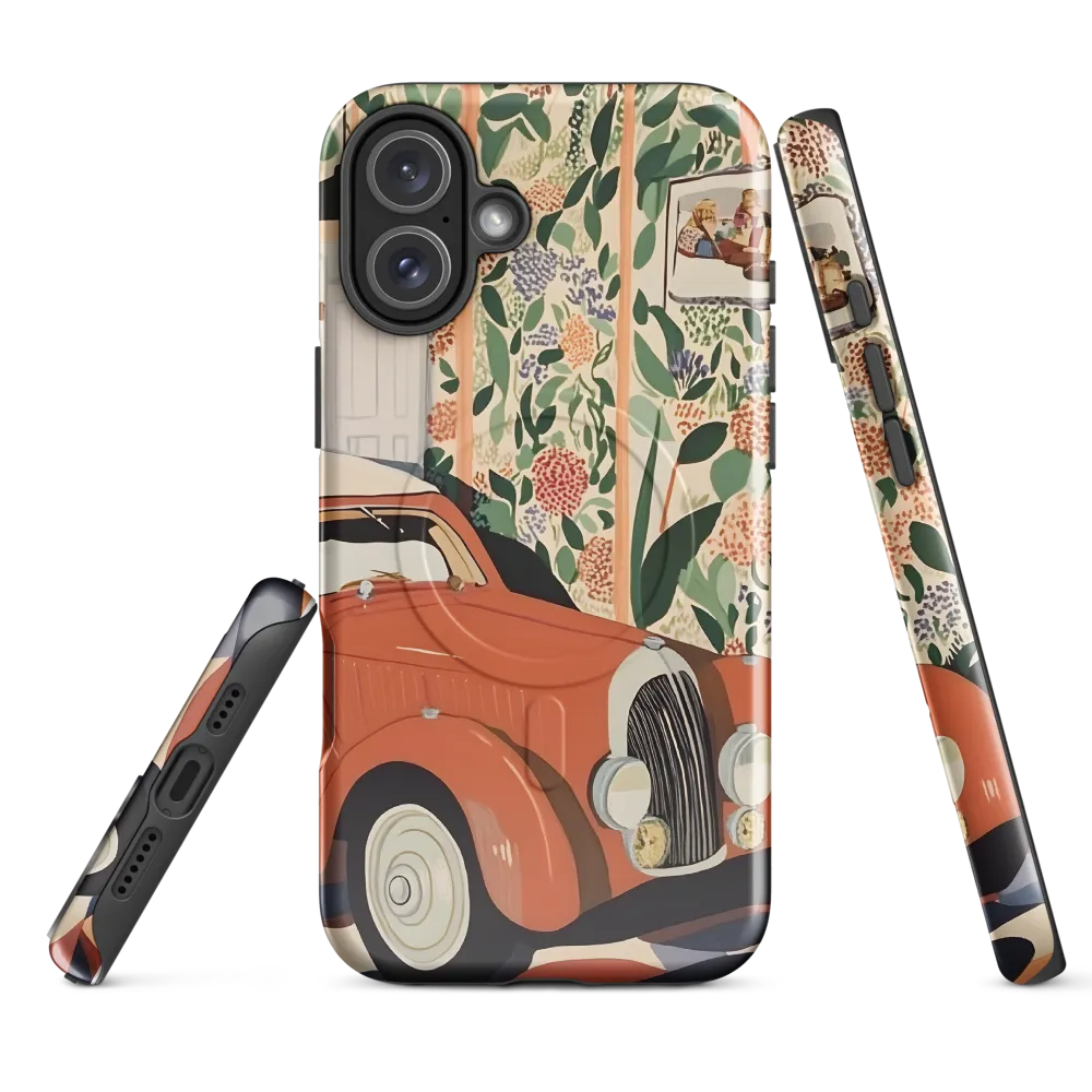 Vintage Charm: A Modern Encounter | Phone Case |  16 Plus | MagSafe® Tough Case | Glossy