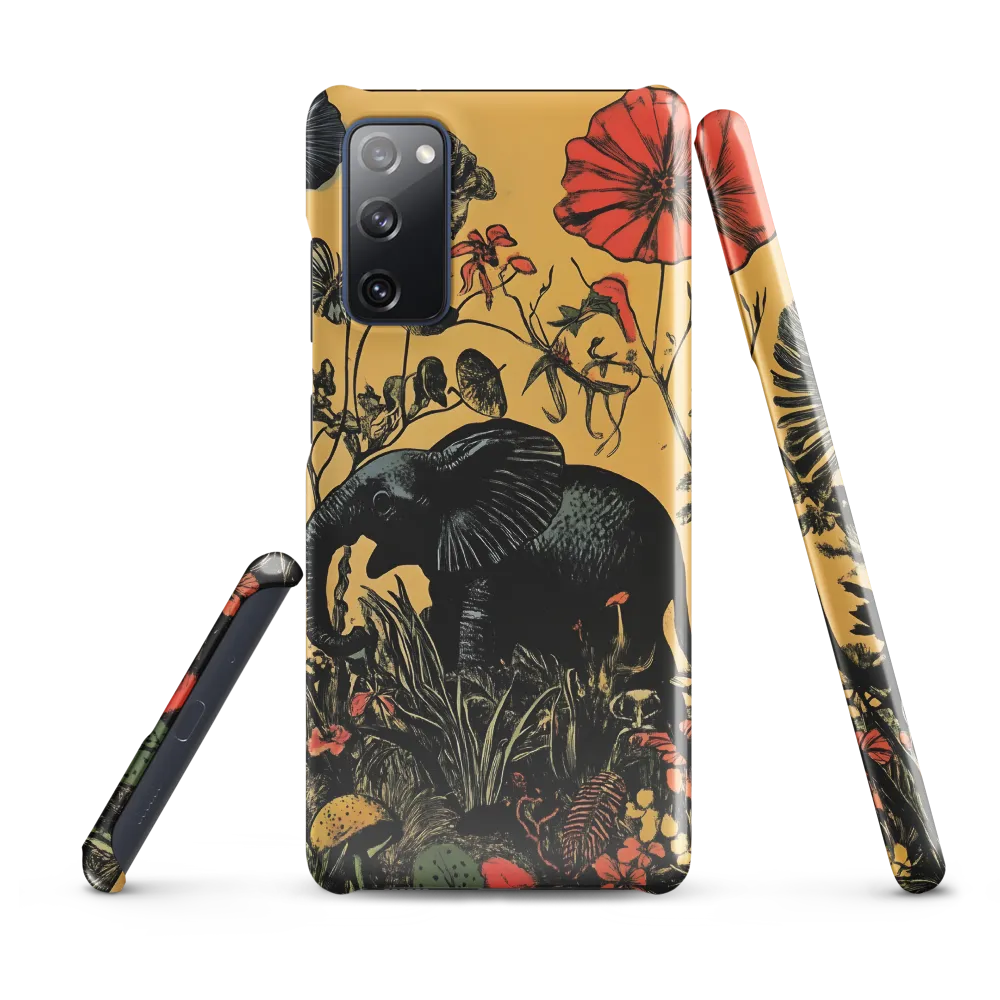 Floral Majesty: The Elephant's Sanctuary