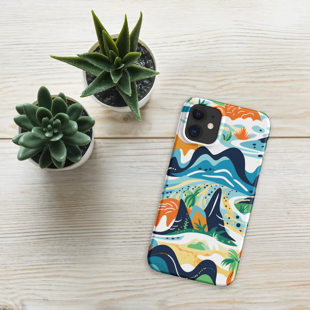 Abstract Tropical Landscape