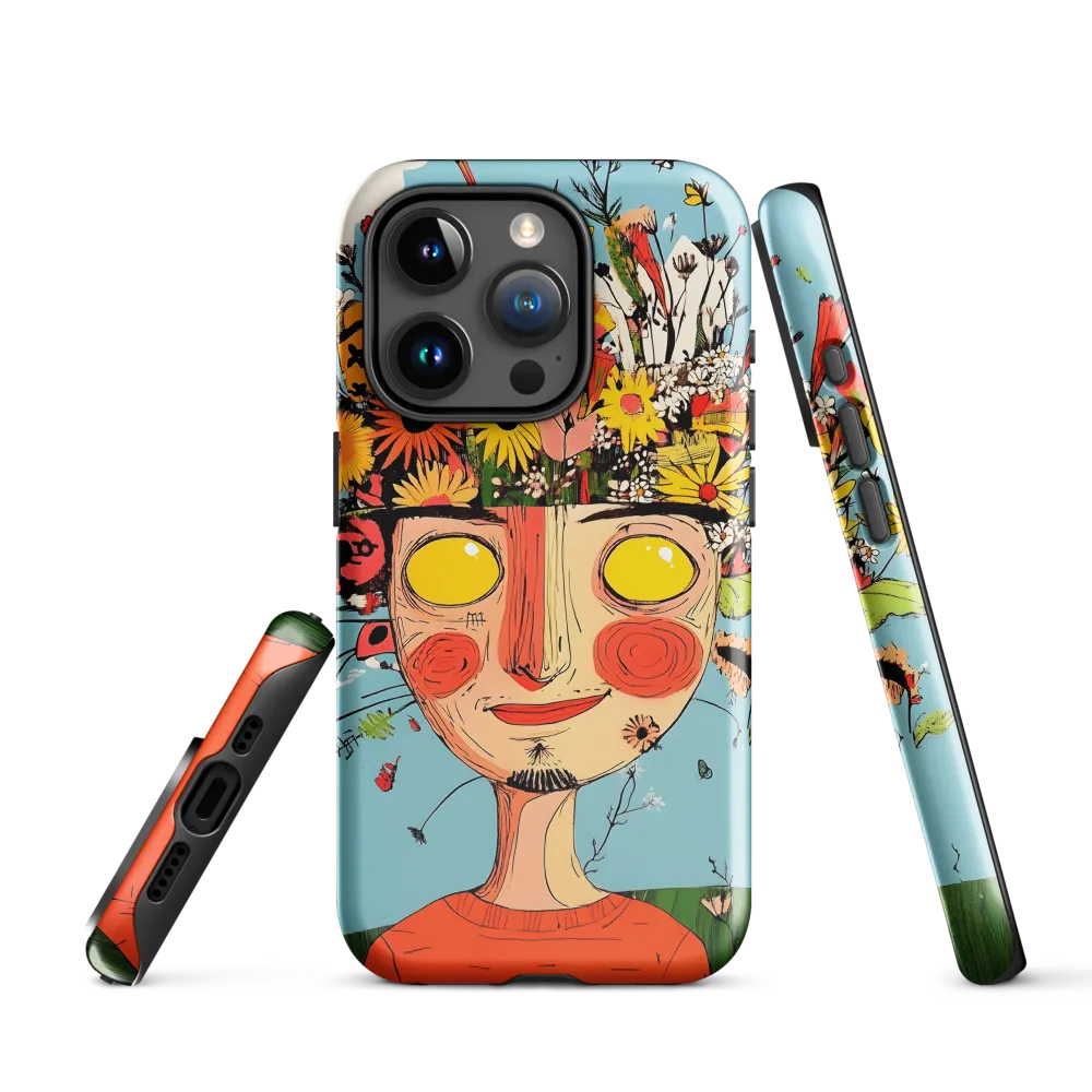 Whimsical Bloom | Phone Case |  15 Pro | Tough Case | Glossy