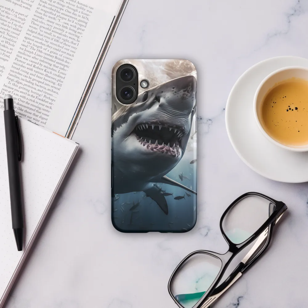 The Apex Predator: An Underwater Encounter | Phone Case |  16 Plus | Snap Case | Matte