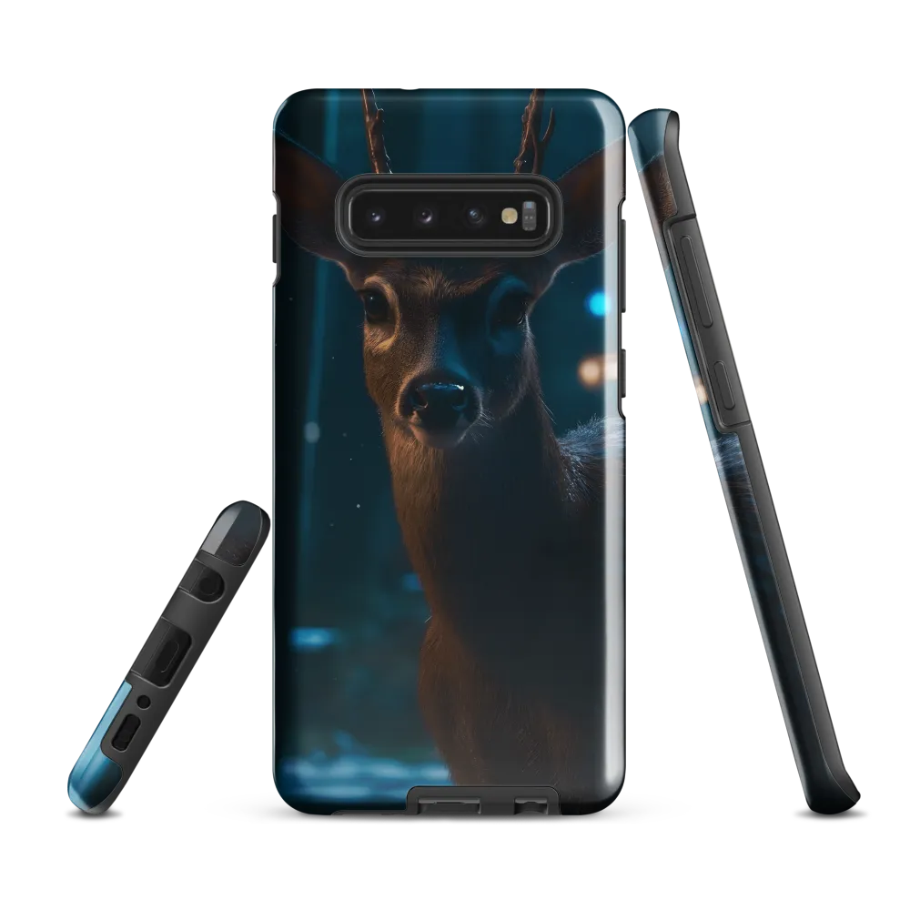 Whispers of the Forest: A Serene Encounter | Phone Case |  S10 Plus | Tough Case | Glossy