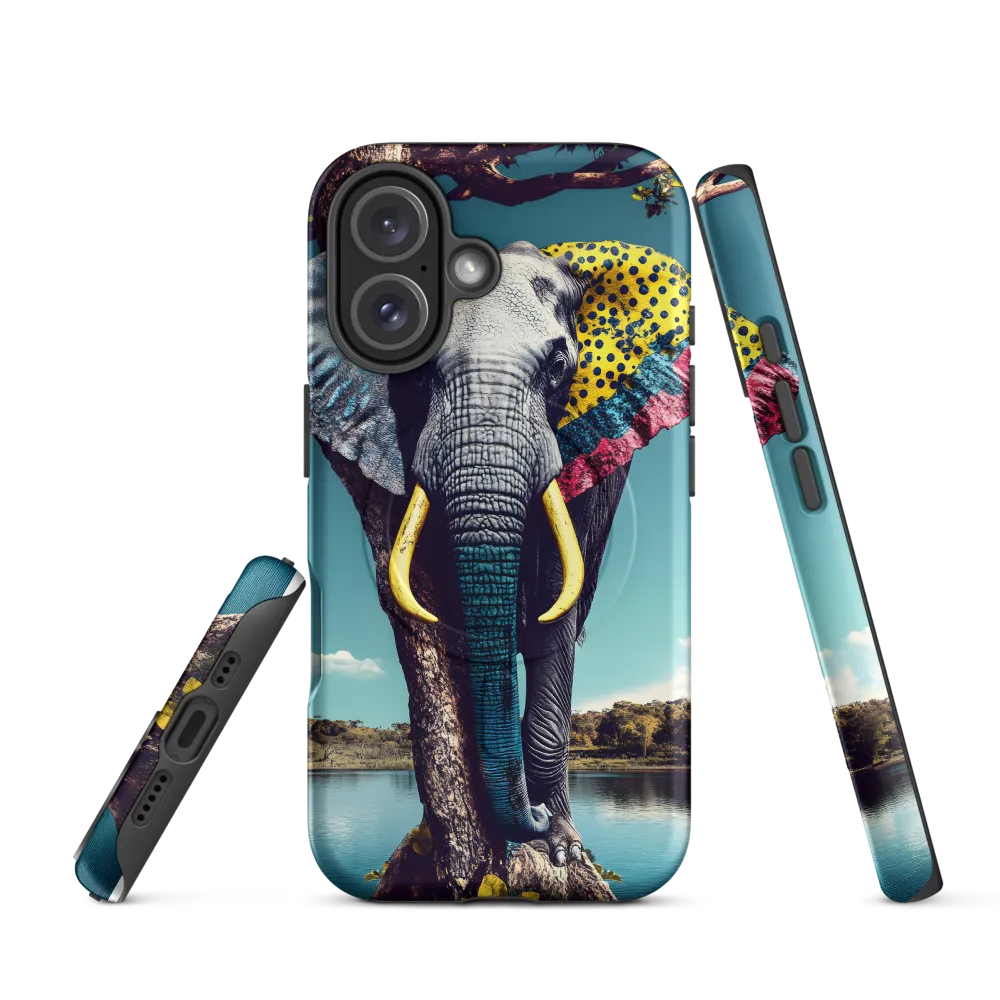 Playful Elegance: The Surreal Elephant