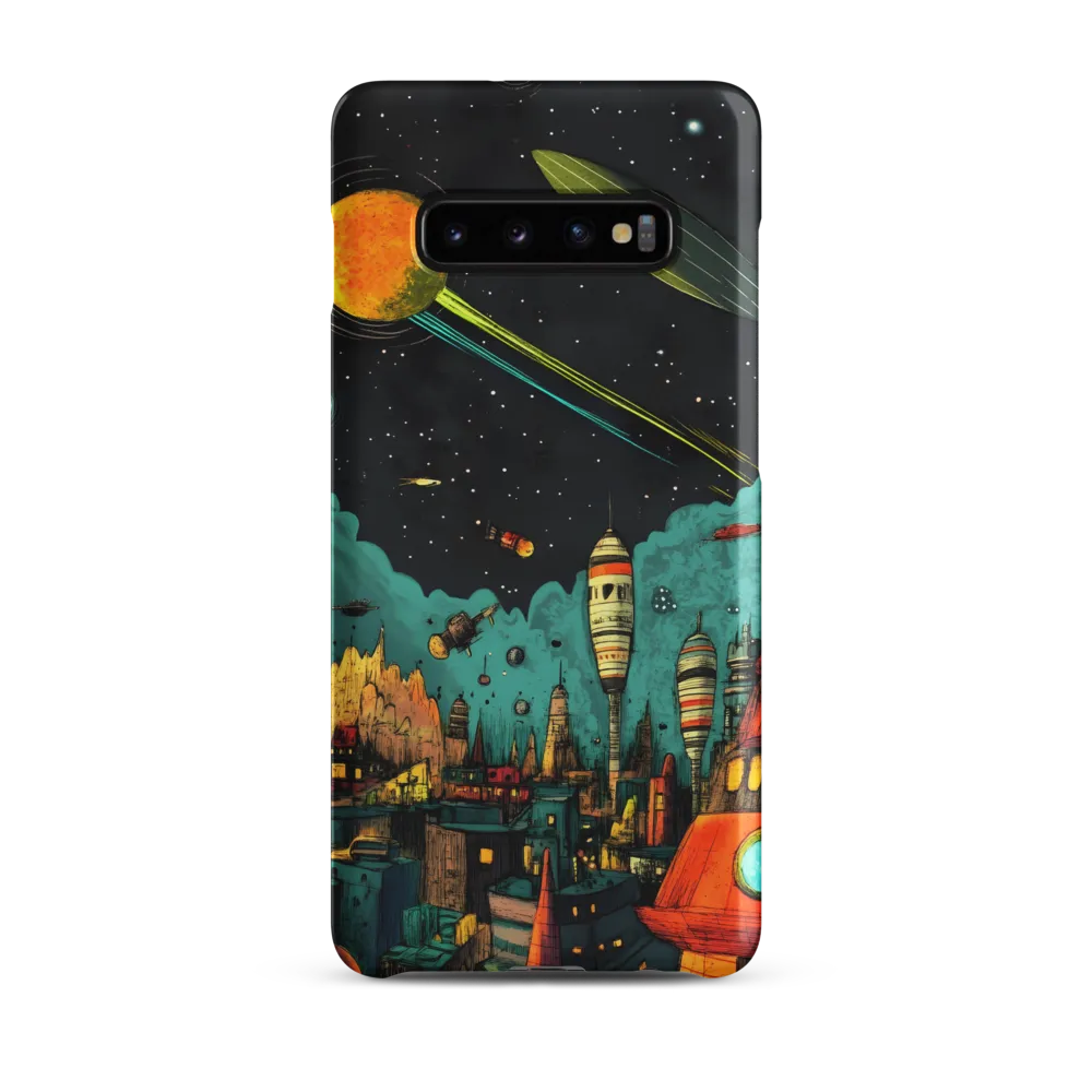 Galactic Cityscape: A Journey Through Imagination