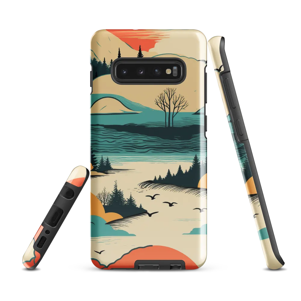 Tranquil Horizons | Phone Case |  S10 Plus | Tough Case | Glossy