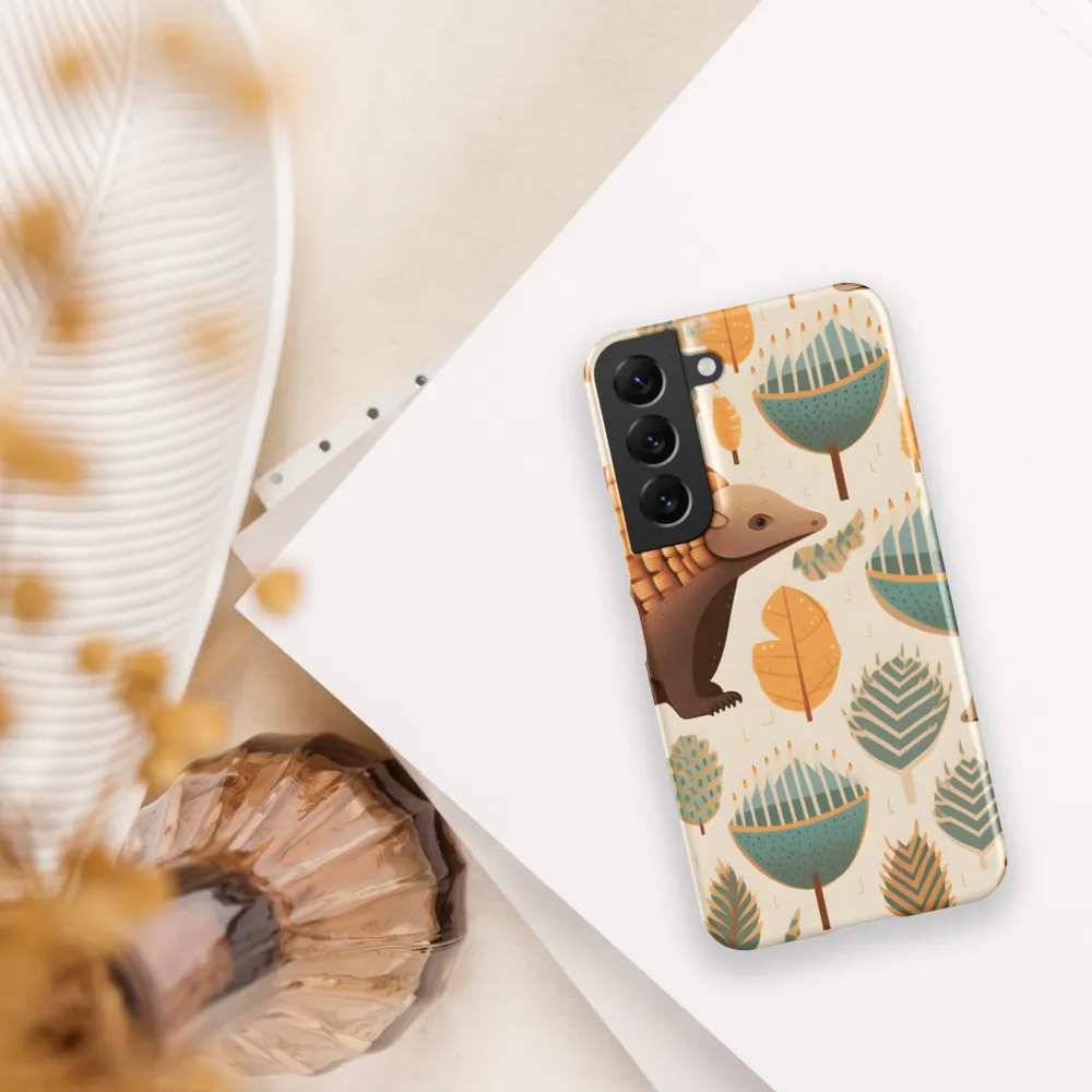 Pangolins in a Whimsical Habitat