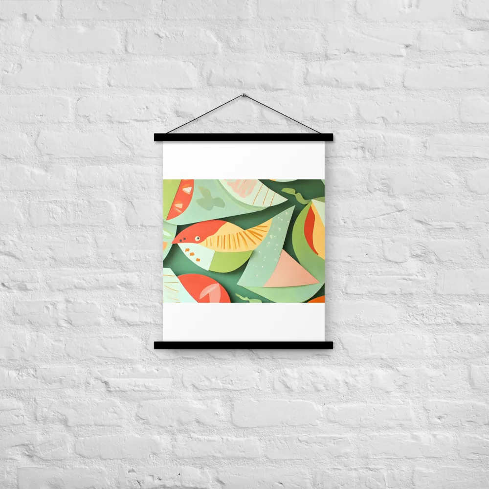 Nature's Palette | Poster With Black Wood Hanger | 18″×24″