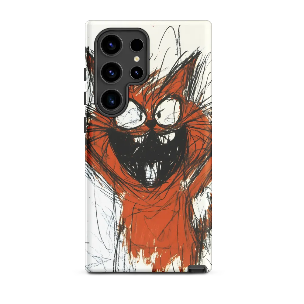 Joyful Cat Creation | Phone Case |  S24 Ultra | Tough Case | Matte
